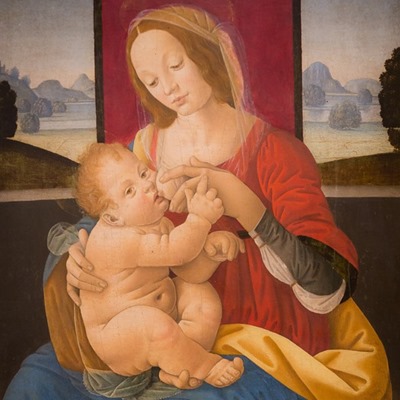Madonna che allatta il Bambino di Lorenzo di Credi